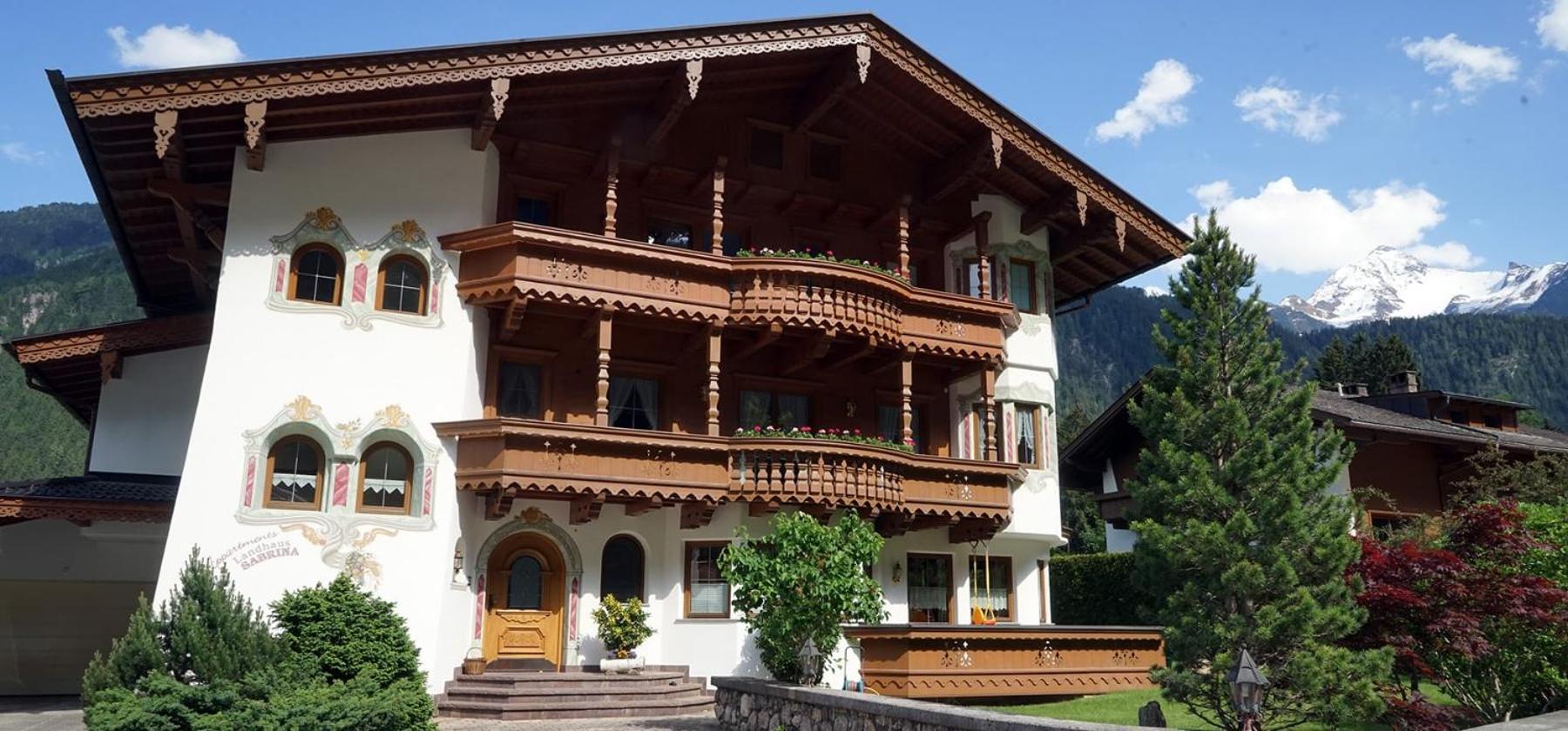 Apartmán Landhaus Sabrina Mayrhofen Exteriér fotografie